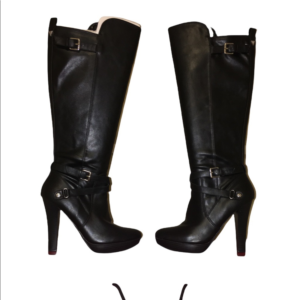 Guess Black High Heel Boots in the Style Hildie